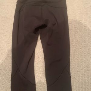 Lululemon Fast and Free High Rise Black Crop